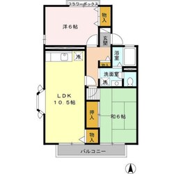 ドミールＫ　B棟の物件間取画像